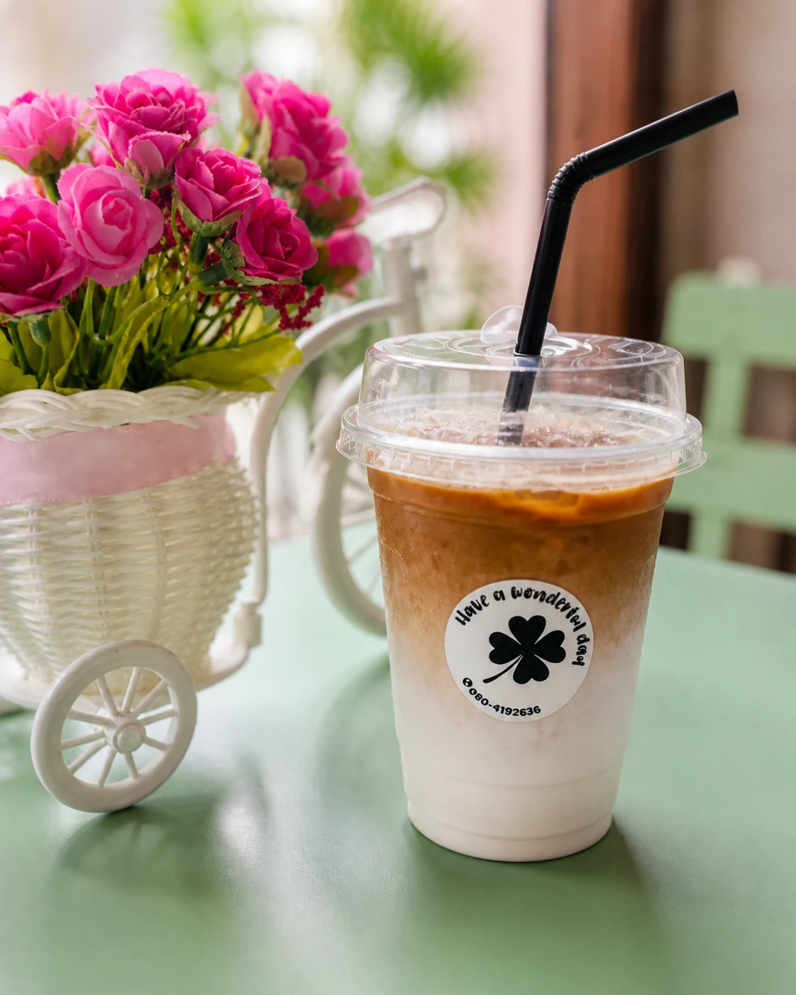 Iced Latte at PIYA Café